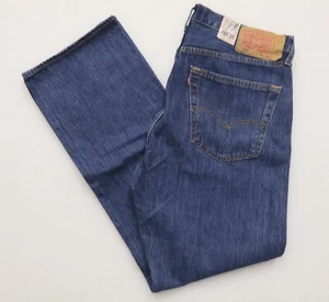 LEVI'S 501 ORIGINAL FIT BUTTON FLY BLUE HERRENJEANS DENIM Größe wählbar - Bild 1 von 4
