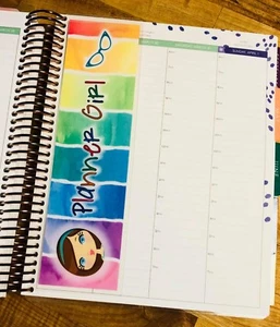 Planner Girl Bookmark for use w/ Erin Condren Life Planner~ - Picture 1 of 3