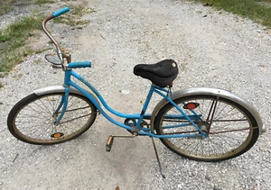 Schwinn Girls Blue 26'' Bicycle vintage ladies bike - Picture 1 of 5