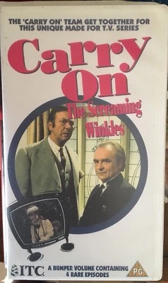 Carry On: The Screaming Winkles (VHS) 4 episodes from rare 1975 Brit sitcom - Image 1 of 2