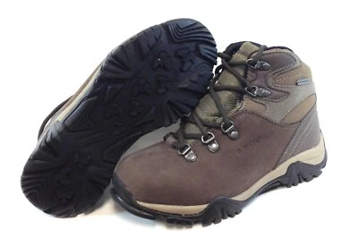 Мальчики Kids молодежи Hi Tec Oakhurst Trail Jr водонепроницаемый коричневый ботинки кроссовки обувь - Изображение 1 из 2