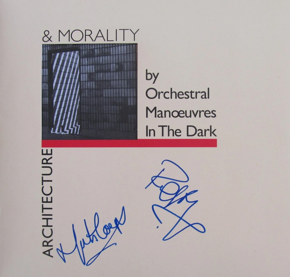 OMD Paul Humphreys  + M. Cooper  Autogramm signiert signed Vinyl Architecture .. - Bild 1 von 1