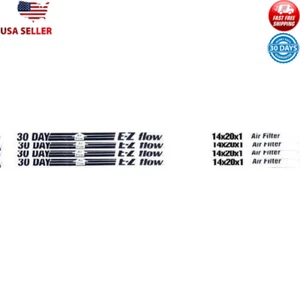 AAF Flanders 4 Filters 14"x20"x1" Nested Glass MERV 1 Air Filter UL Class 2 New - Picture 1 of 3