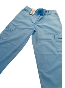 Izod Womens Bermuda Shorts 8 Pockets Cargo Pockets NWT Blue 64.00 - Picture 1 of 10