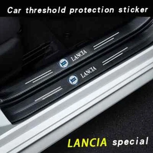 3D Fibra carbonio Anti Scratch Sticker pellicola protettiva impermeabile Lancia - Foto 1 di 13