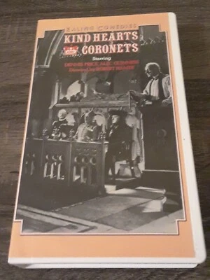 Kind Hearts and Coronets VHS HBO Video Clamshell Dennis Price Alec Guinness bb4 - Image 1 of 4