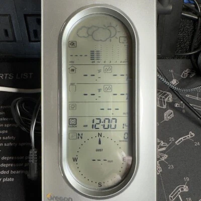 Oregon Scientific Monitor Model-WMR112A Weather Base Station ONLY - Image 1 of 4