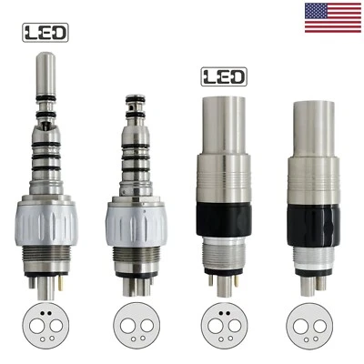 Acoplador de pieza de mano dental BEING 4 6 orificios KaVo MULTIflex NSK Phatelus alta velocidad Foto 1 de 4