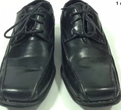 Zapatos de vestir negros Stacy Adams para niños talla 11,5 Foto 1 de 4