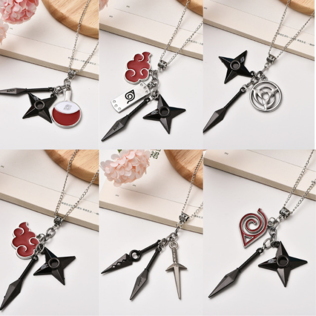 collar de naruto gaara love kanji símbolo colgante sasuke itachi