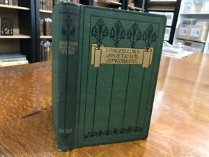 1891 The Poetical Works of Henry Wadsworth Longfellow - Sarah Whitman Cover - Picture 1 of 12