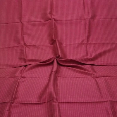 Vintage Purple 100% Pure Silk Handloom Sari Remnant 4YD Craft Fabric Silk Scrap - Image 1 of 4