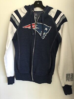 New England Patriots Sweatshirt Hoodie Women's Size Small S Long Sleeve Full Zip • 18.99€