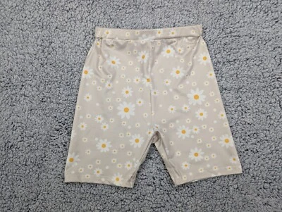 Pantalones Cortos Princesa Polly Talla 2 Motociclista Pull On Elastizados Floral Margarita Boho Crema Foto 1 de 4