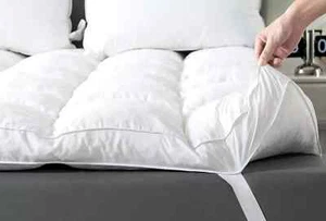 3 Inch Shredded Memory Foam Mattress Topper Fluffy Soft Pillow Top Pressure Reli - Picture 1 of 13