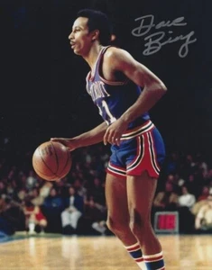 Foto autografata firmata 8x10 DAVE BING HOF Detroit Pistons con COA - Foto 1 di 1