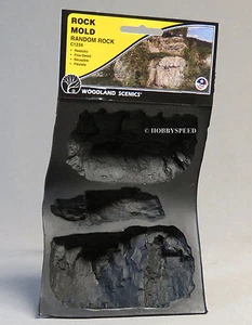 WOODLAND SCENICS RANDOM ROCK MOLD O HO N O GAUGE train casting resin WDS1234 NEW - Picture 1 of 5
