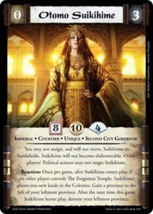Legend of the Five Rings L5R CCG SoD Seeds of Decay Otomo Suikihime - Picture 1 of 1