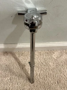 Slingerland  SET-O-MATIC TOM Double Tom Mount Post Grooved 60’s - 70’s Chrome - Picture 1 of 8