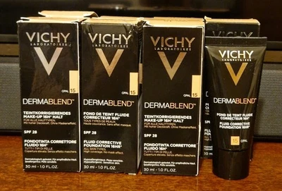 VICKY VICHY DERMABLEND Fluid Corrective Foundation 16HR in Shade OPAL 15.30ml