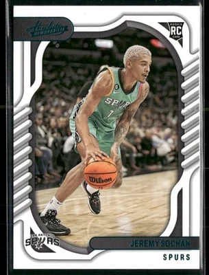 2022-23 Panini Chronicles Jeremy Sochan RC Teal #107 San Antonio Spurs - Image 1 of 2