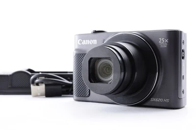 Canon PowerShot SX620 HS Black Near Mint 20.2MP Digital Camera Y3063 - Image 1 of 4