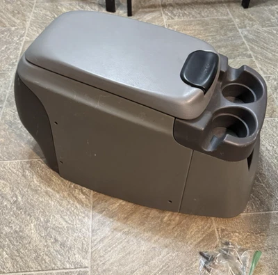 Ford F250 F350 Excursion 1999-2007 consola central portavasos almacenamiento gris Foto 1 de 4