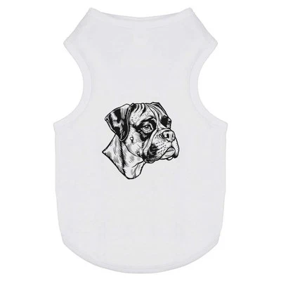 'Boxer Dog Portrait' Pet Dog / Cat T-Shirt (PT055037) - Image 1 of 4