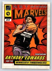 2021-22 Donruss #11 Anthony Edwards Net Marvels Press Proof SSP T-Wolves - Bild 1 von 2