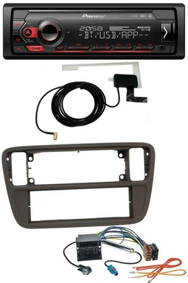 Pioneer DAB USB MP3 Bluetooth Autoradio für VW Up (AA, AAN, 2011-2016) - Bild 1 von 4