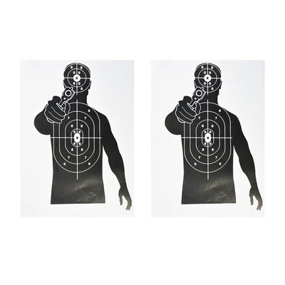 MARKENLOS (Single People) 10Pcs Shooting Targets Paper Archery Paper Targets Bow DON