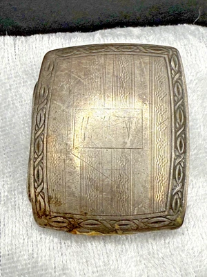 Vintage Sterling Silver Belt Buckle Signed Lustern - Image 1 of 4