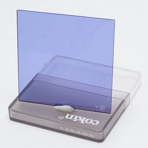 COKIN A20 BLUE (80A) CONVERTION Sq. FILTER 67 x 72mm For A SERIES HOLDERS #AD930 - Picture 1 of 1