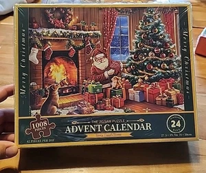 Weihnachten Adventskalender - Puzzle - Santa Claus's Home - 1008 Teile - Bild 1 von 1