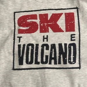 Vintage Crazy Shirts Hawaii Sweatshirt Mens Large Ski The Volcano Made in USA - Picture 1 of 8
