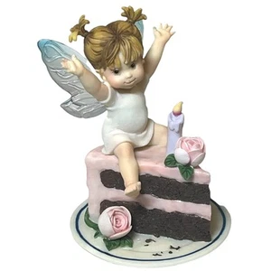 My Little Kitchen Fairies FELIZ CUMPLEAÑOS PASTEL HADA HADA Vela Ángel Hada Niña! - Imagen 1 de 6