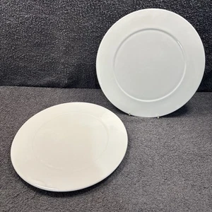 2 White Steelite Albalite Charger Plates 30cm (under Dinner plate) 12 Available - Picture 1 of 7