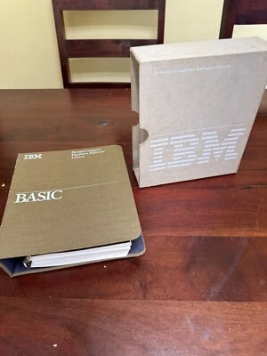 IBM BASIC REFERENCE BOOK/BINDER 1984 3RD EDITION - COMPUTER / PC / LAPTOP - Image 1 of 4