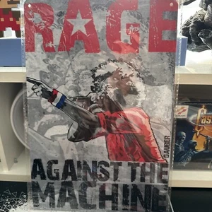 New Metal Rock & Roll Sign "Rage Against The Machine -ZACK - Picture 1 of 3