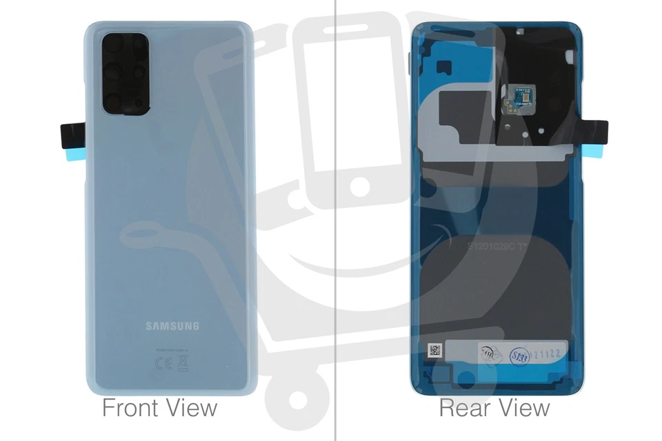 Cubierta oficial de batería azul nube para Samsung Galaxy S20+ 5G SM-G986 y S20+ SM-G985 Foto 1 de 1