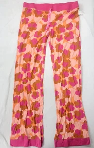 P.J. Salvage Women's Pajama PJ Lounge Pants Size XL Pink Orange Gold New Soft - Picture 1 of 8