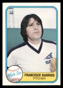 1981 Fleer #352 Francisco Barrios Chicago White Sox Baseball card