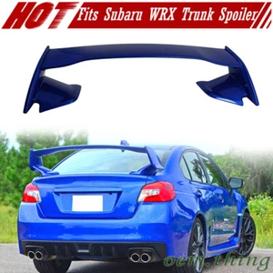 Painted #K7X Fits Subaru WRX 4th STI Look 4D Sedan Rear Trunk Spoiler 2015-2021 - Picture 1 of 5