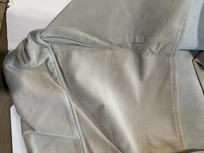 Funda otomana Pottery Barn Comfort terciopelo arena 30x24 Foto 1 de 3