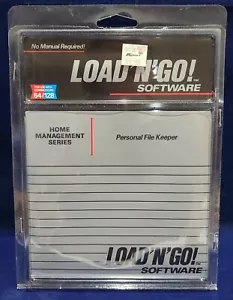 Commodore 64 Load N Go Software Home Management Personal File Keeper NEW C64 - Picture 1 of 6