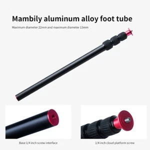 Manbily LR-224 Camera Selfie Stick Monopod Desktop Tripod Extension Rod Pole - Picture 1 of 6