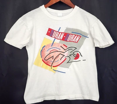 Vintage DURAN DURAN T Shirt 1982 UK band cd promo XSM/SM short - Image 1 of 4
