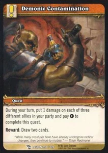 World of Warcraft TCG Demonic Contamination - March of the Legion 297/319 - Picture 1 of 2