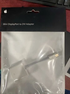 Apple A1305 Thunderbolt Mini Display Port to DVI Cable Monitor Adapter Genuine - Picture 1 of 4