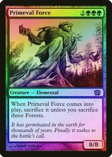 Primeval Force FOIL 8th Edition NM Green Rare MAGIC GATHERING CARD ABUGames
